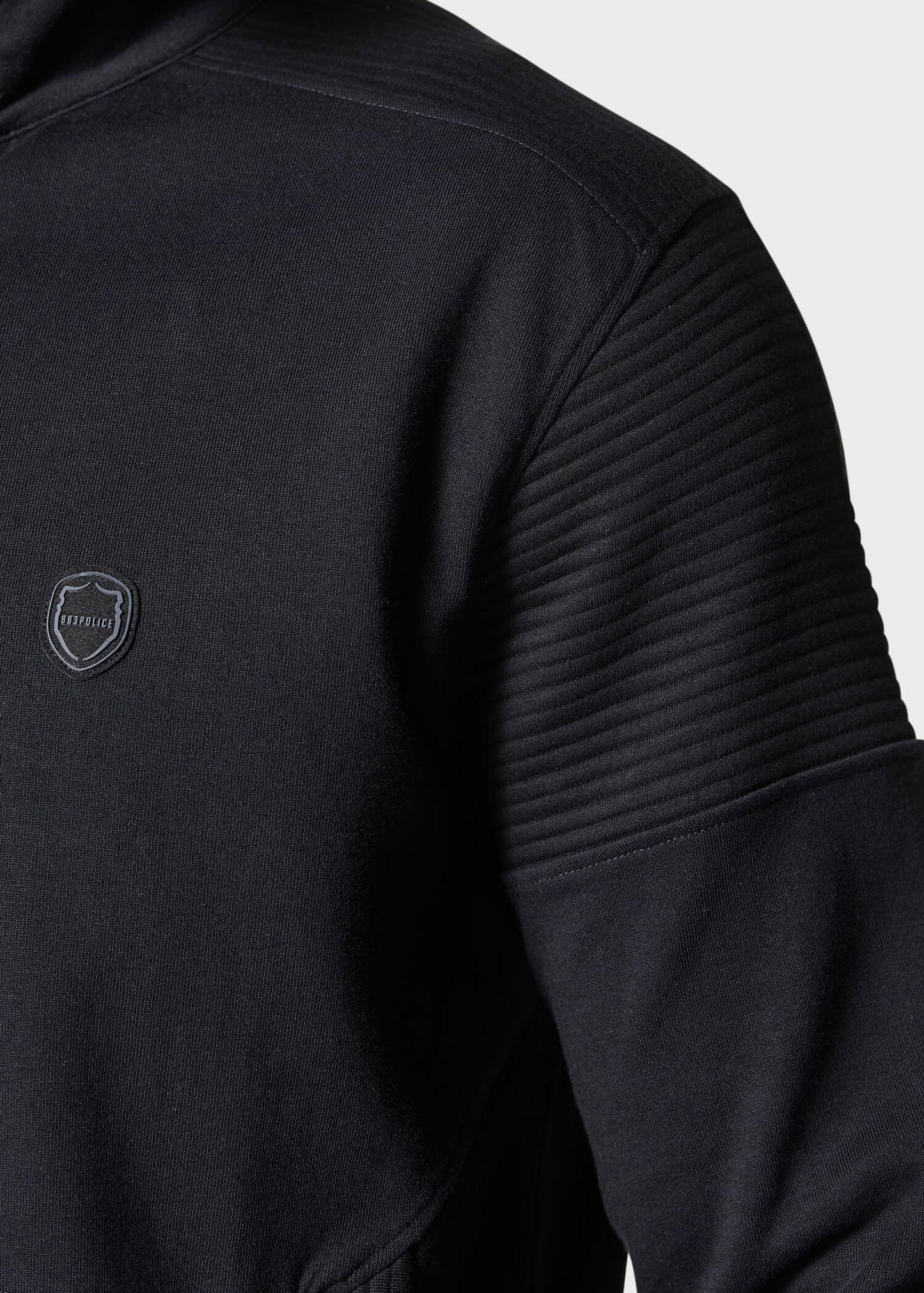 Stretta Black Zip-Up Sweatshirt