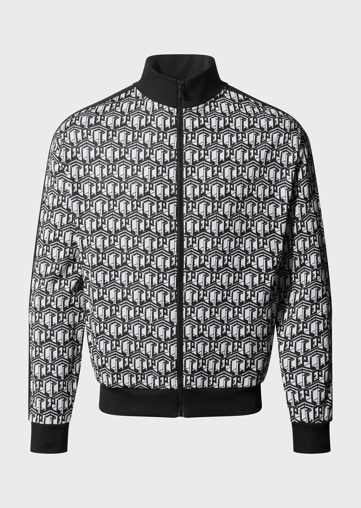 Viob Printed Zip-Up Sweatshirt