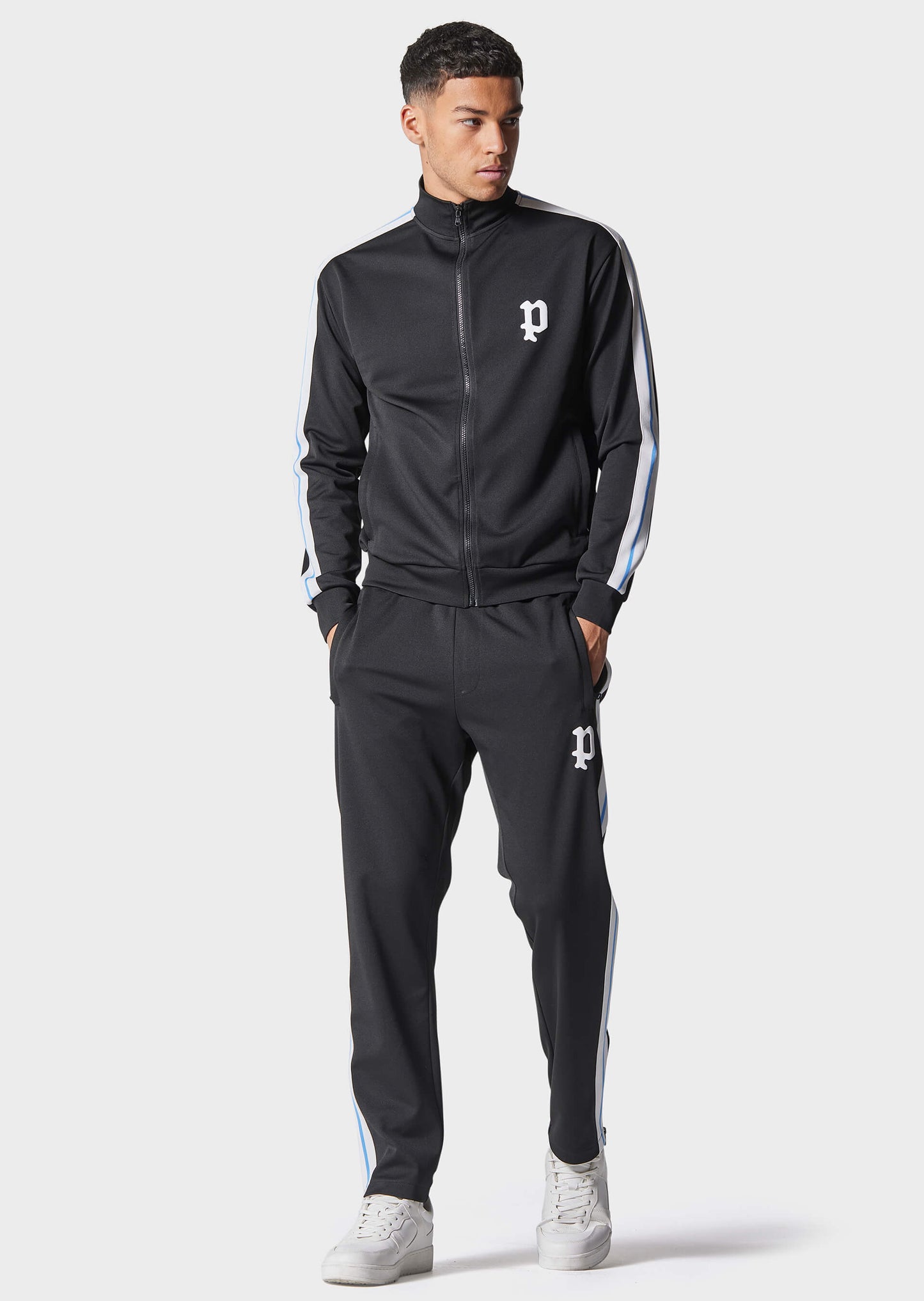 Viob Black Zip-Up Sweatshirt
