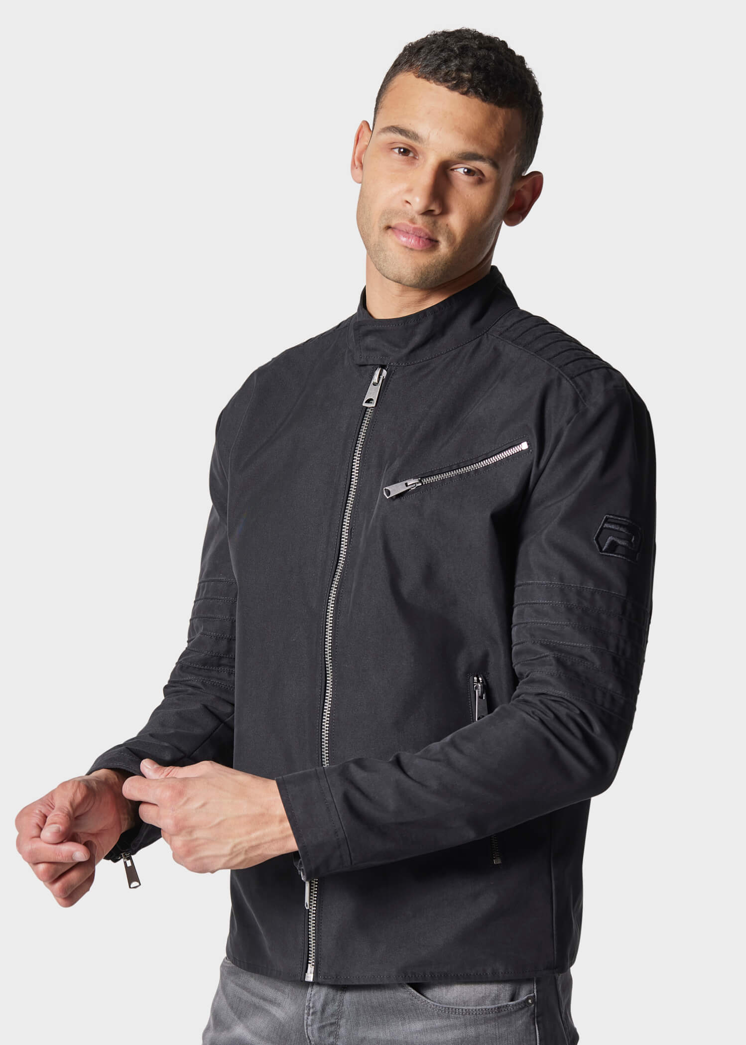 Police Volti Black Mens Jackets 883 Police